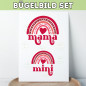 Preview: Bügelbild Muttertag - Mama Min